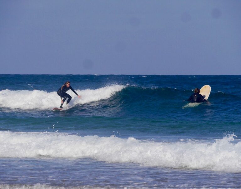 fun summer waves with surf guide algarve