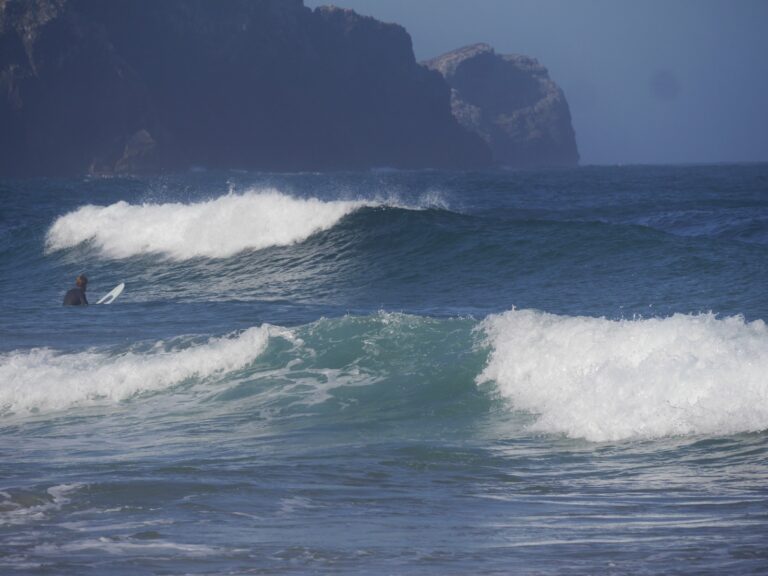 the ocean is the real wavepool with surf guide algarve