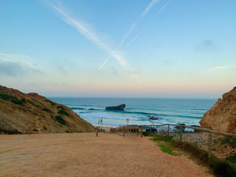 Surfing Tonel Sagres end of the world with Surf Guide Algarve