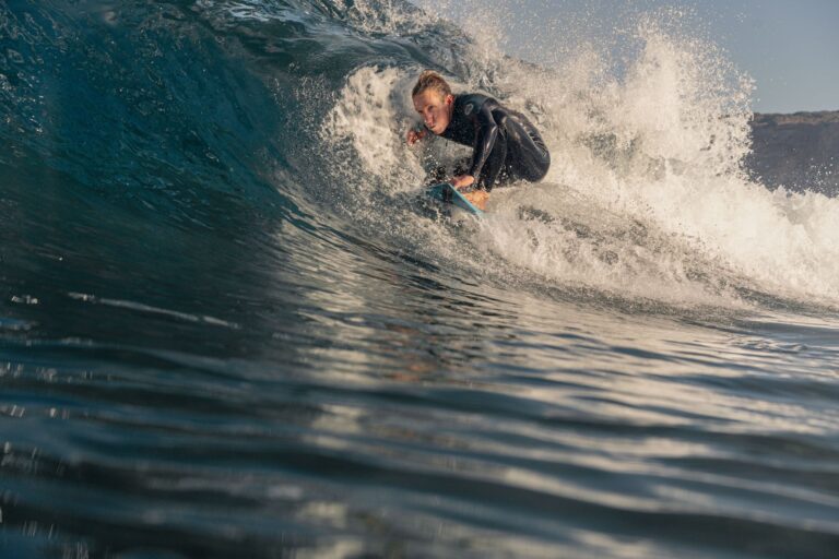 summer barrel with surf guide algarve and Giancarlos