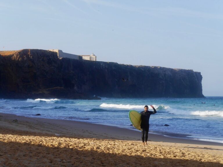 surf guide algarve guest stoked after surf tonel sagres