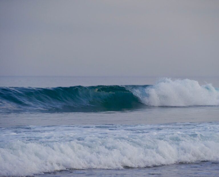 empty perfect right hand wave surf guide algarve