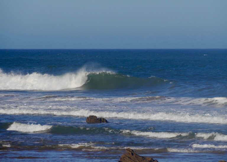 good waves no one out surf guide algarve at amado