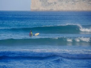 perfect waves no one out surf guide algarve at beliche