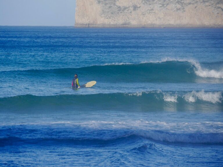 perfect waves no one out surf guide algarve at beliche