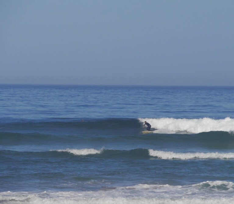 small wave perfection at cordoama with surf guide algarve