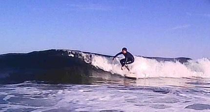 surf guide algarve glassy small waves bordeira