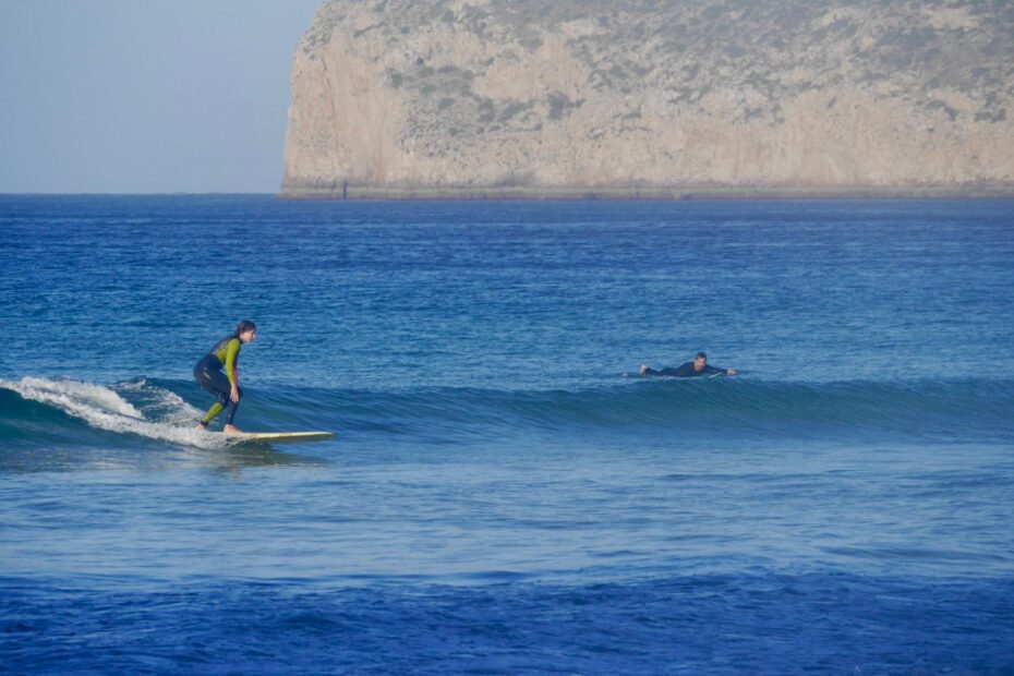 surf guide algarve longboard session beliche