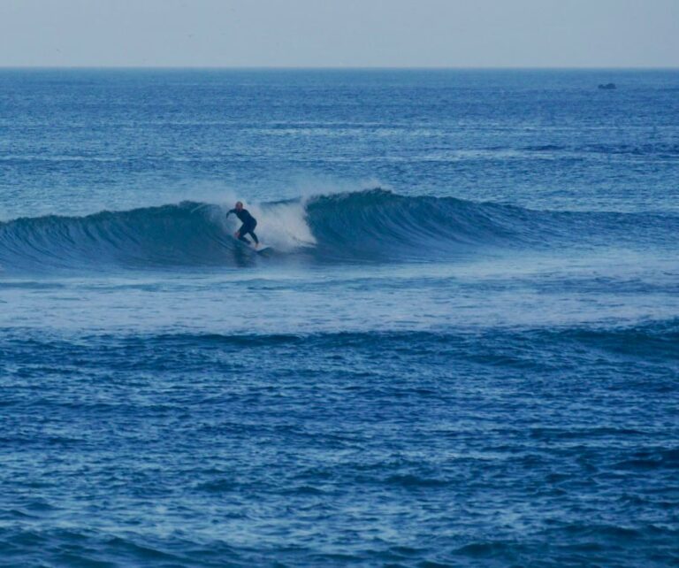 small wave perfection with surf guide algarve