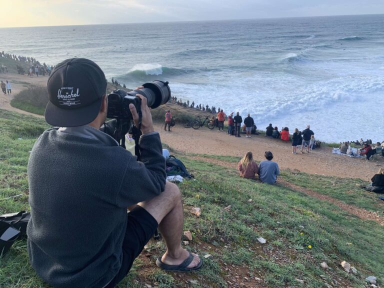 nazare circus with surf guide algarve