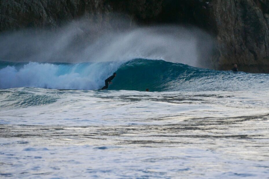 perfect wave beliche with surf guide algarve goofie