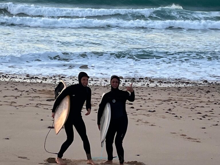 surf guide algarve stokes on the beach