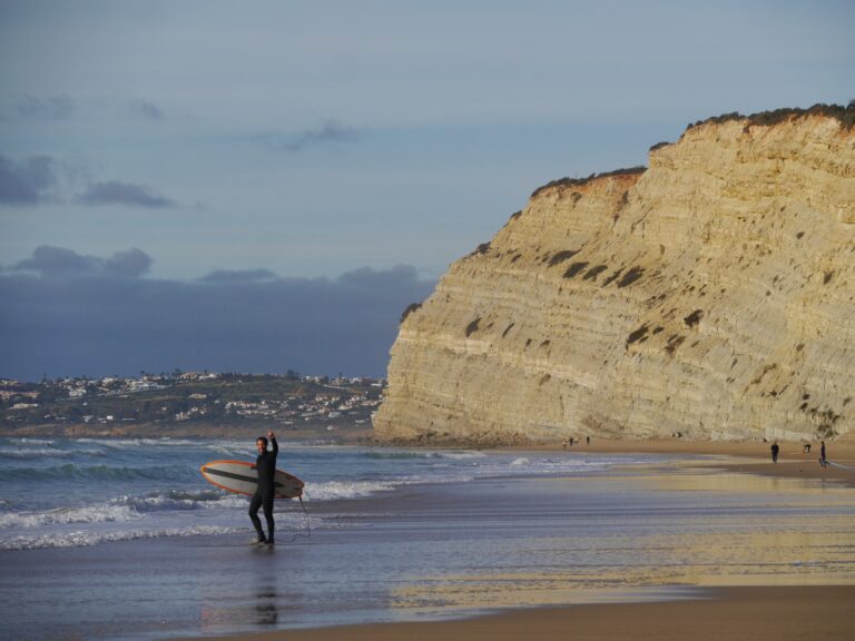 surf guide algarve at porto de mos