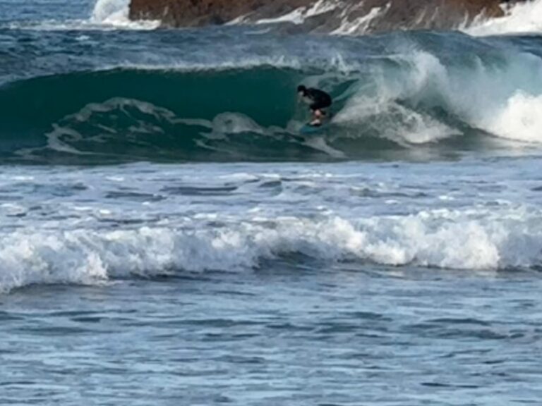 barrel zavial surf guide algarve in his element