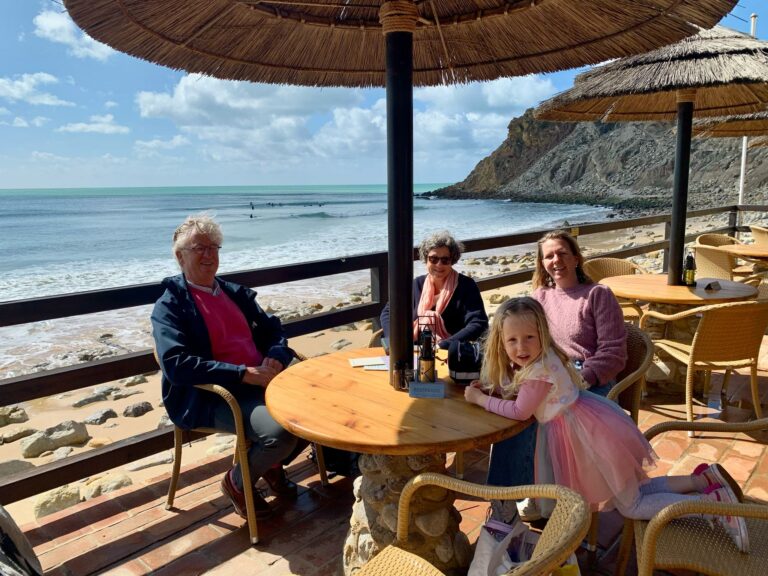 the best after surf coffee after in burgau with surf guide algarve family